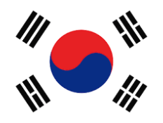 韓国語の使用国の国旗