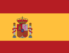 スペイン語(スペイン)の使用国の国旗