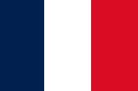フランス語(フランス)の使用国の国旗