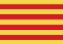 カタルーニャ語の使用国の国旗