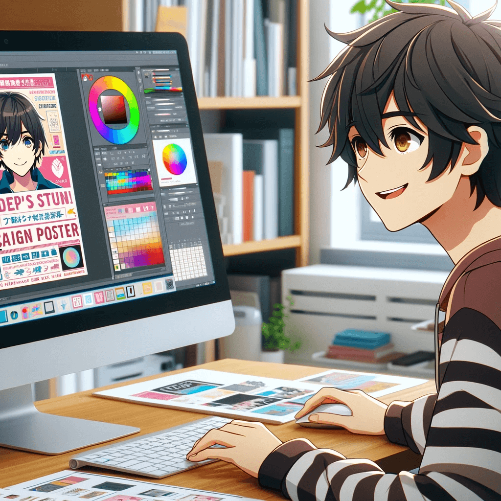 漫画DTP制作のイメージ図