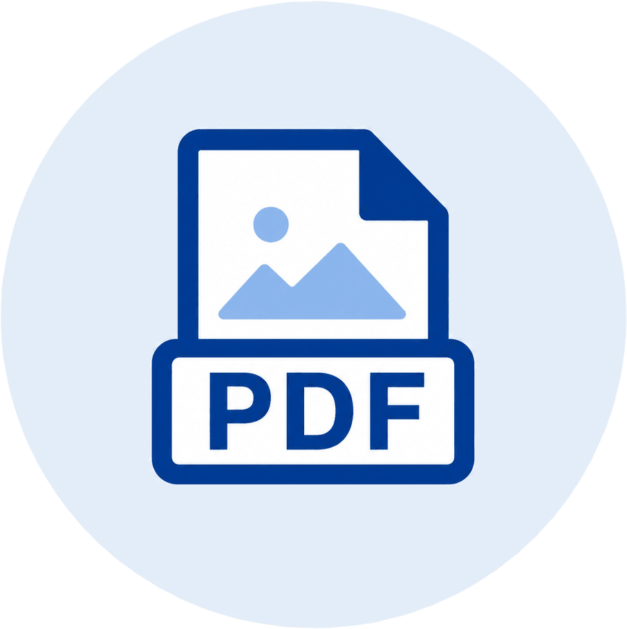印刷用・Web配布用PDFファイルのアイコン