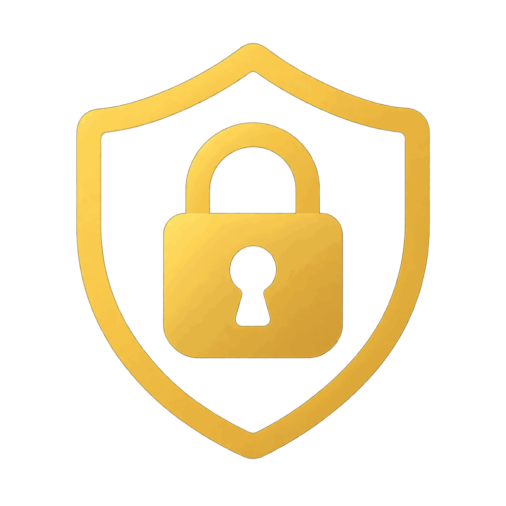 ISO27001取得と情報セキュリティを表すアイコン